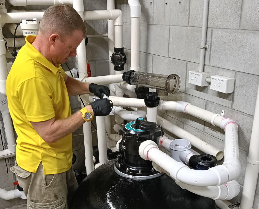 pool equipment installations